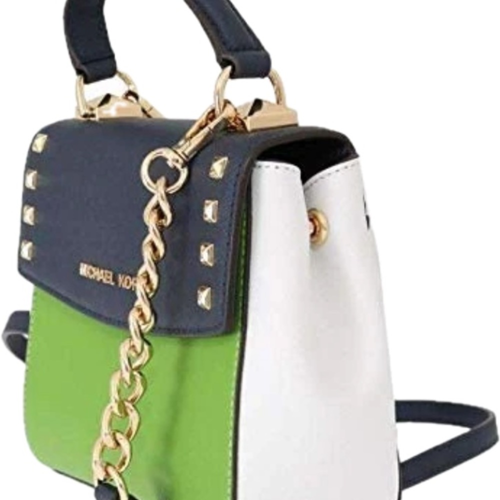 MICHAEL KORS Karla Mini Saffiano Leather Cross-Body
